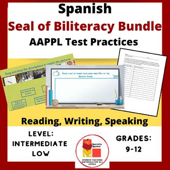 spanish seal of biliteracy 2018 test california|avant assessment sample tests.